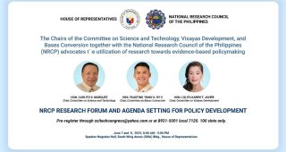 DOST-NRCP – Congress Synergy for Policy Development